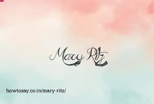 Mary Ritz
