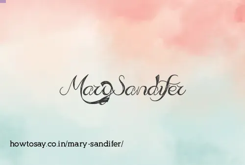Mary Sandifer