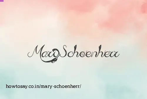 Mary Schoenherr