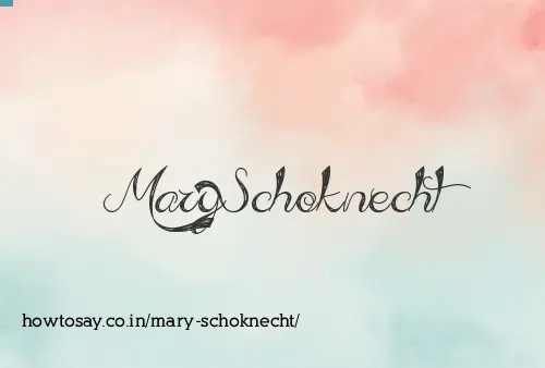 Mary Schoknecht