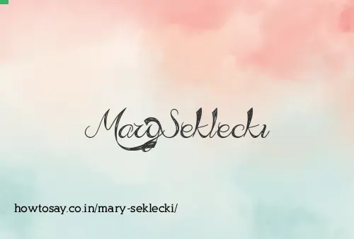 Mary Seklecki