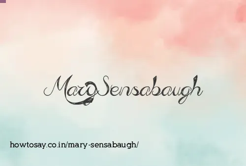 Mary Sensabaugh