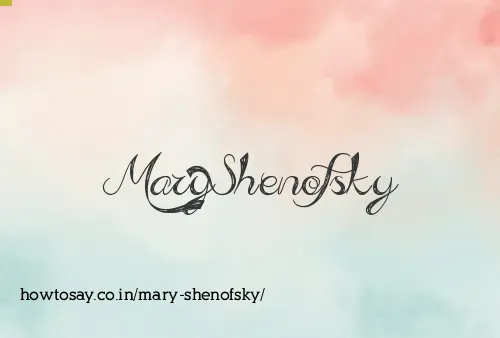 Mary Shenofsky