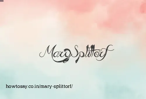 Mary Splittorf