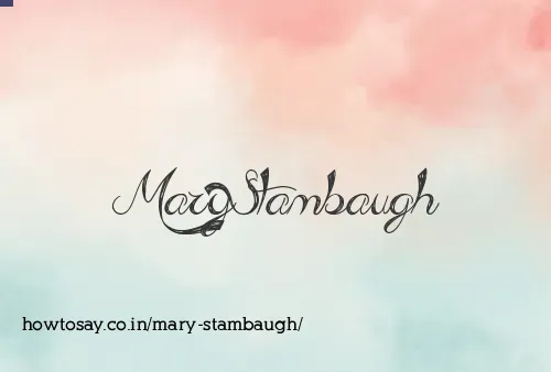 Mary Stambaugh