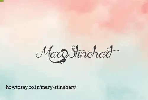 Mary Stinehart