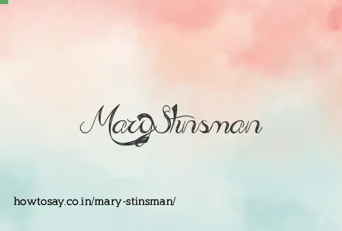 Mary Stinsman