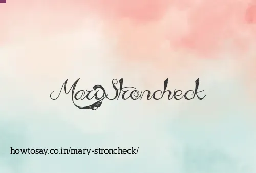 Mary Stroncheck