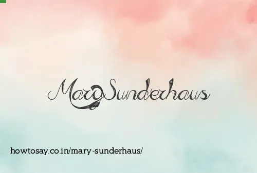 Mary Sunderhaus