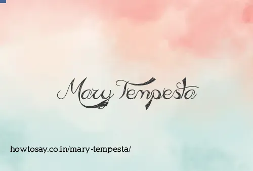 Mary Tempesta