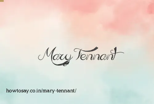 Mary Tennant
