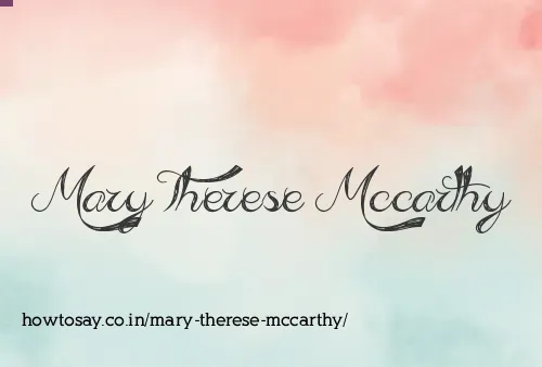 Mary Therese Mccarthy