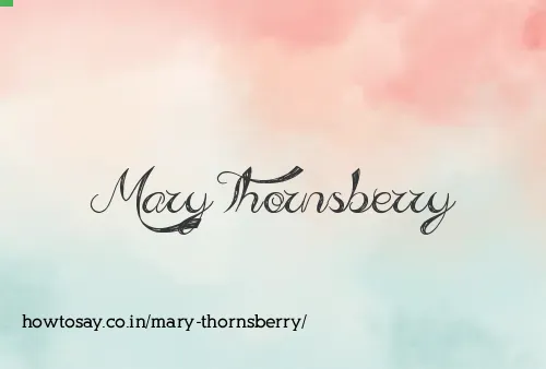 Mary Thornsberry