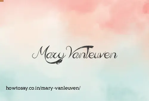 Mary Vanleuven