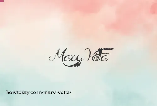 Mary Votta