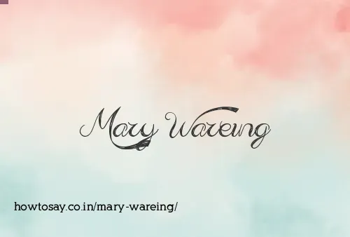 Mary Wareing