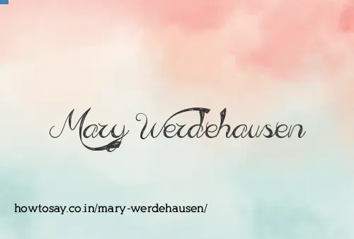 Mary Werdehausen