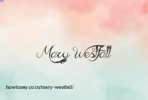 Mary Westfall