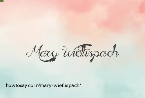 Mary Wietlispach