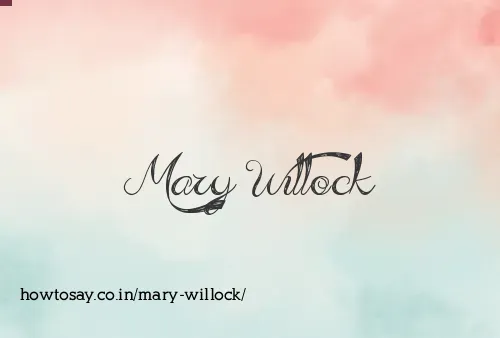 Mary Willock