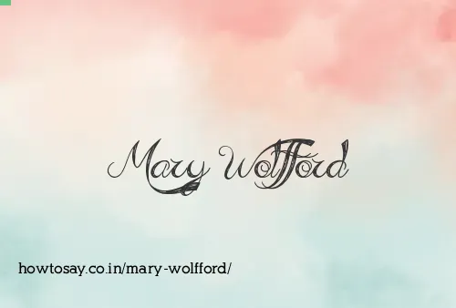 Mary Wolfford