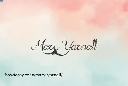 Mary Yarnall