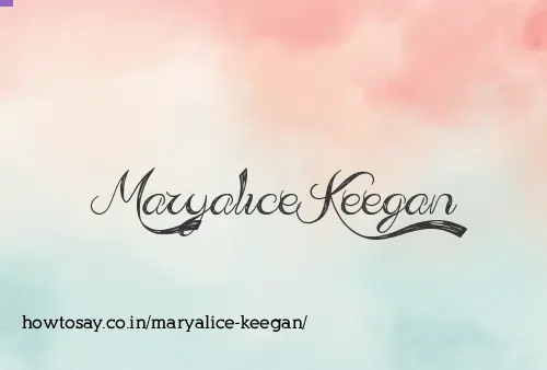 Maryalice Keegan