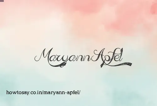 Maryann Apfel