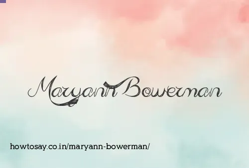 Maryann Bowerman