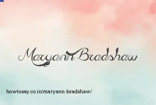 Maryann Bradshaw