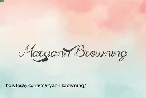 Maryann Browning