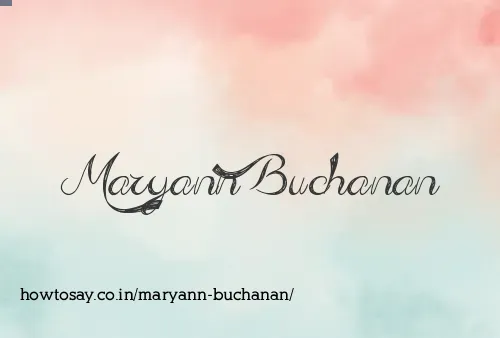 Maryann Buchanan