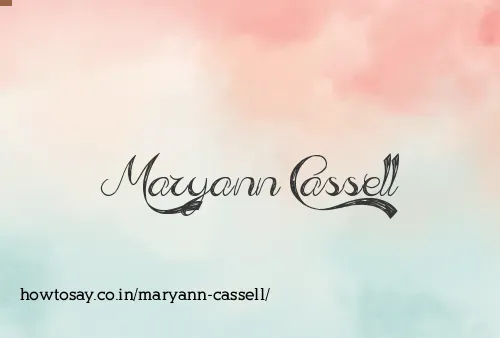 Maryann Cassell