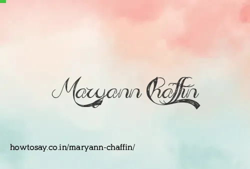 Maryann Chaffin