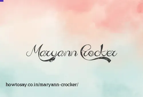 Maryann Crocker