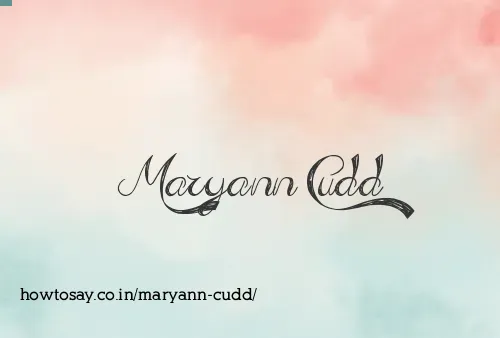 Maryann Cudd