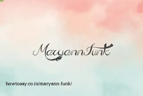 Maryann Funk