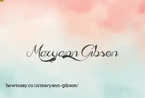 Maryann Gibson