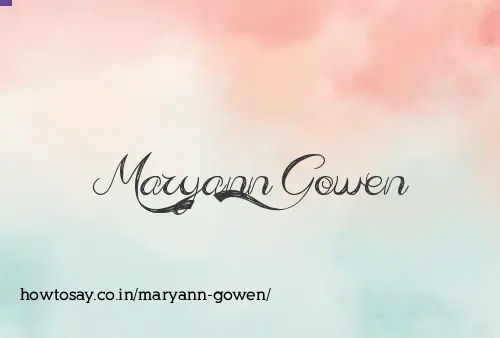 Maryann Gowen