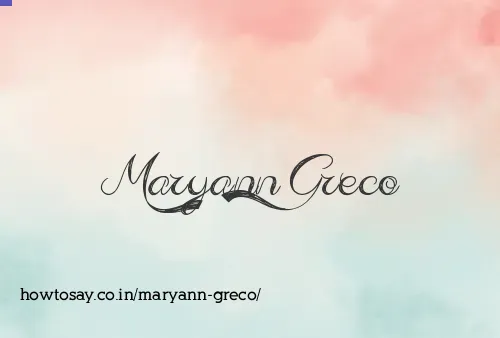 Maryann Greco