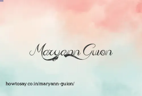 Maryann Guion