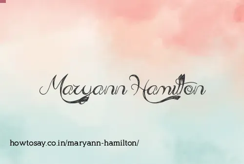 Maryann Hamilton