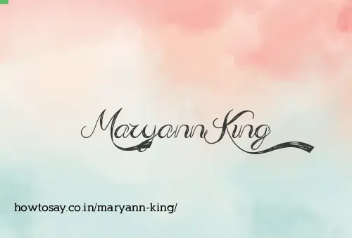 Maryann King