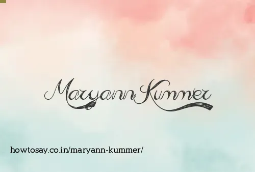 Maryann Kummer