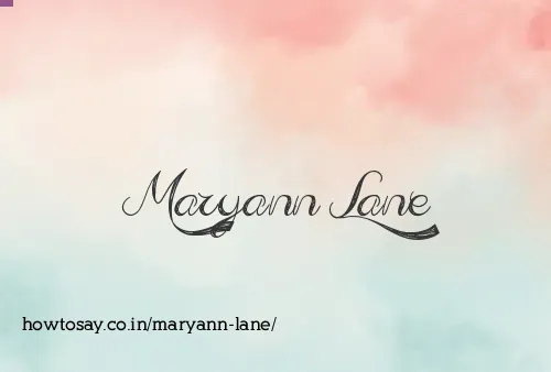 Maryann Lane
