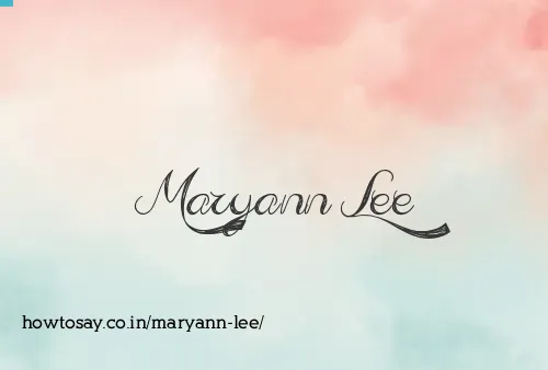 Maryann Lee