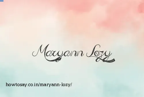 Maryann Lozy