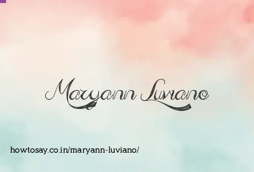 Maryann Luviano