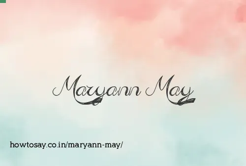 Maryann May