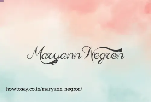 Maryann Negron